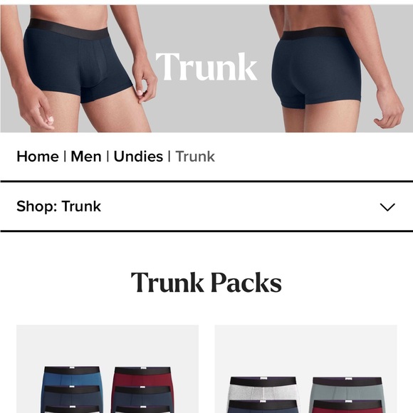 Meundies Oogie Boogie men’s trunk large - Picture 3 of 4